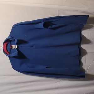 The North Face Blue Thin Fleece Half Zip Pullover M
